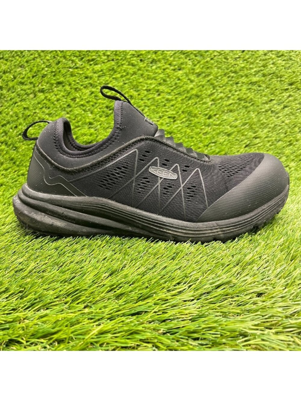 Keen Vista Energy Shift ESD Womens Size 9D Black Slip On Work Shoes Sneakers